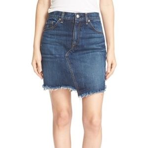 NWT Rag & Bone Distressed Denim Skirt Size 23